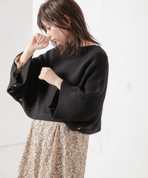 natural couture（ナチュラルクチュール）の「【WEB限定カラー有り】ベストにもなるリボン2WAYポンチョ（ベスト・レディース・ブラック/ベージュ/ブルー/アイボリー・FREE）」の10枚目の写真