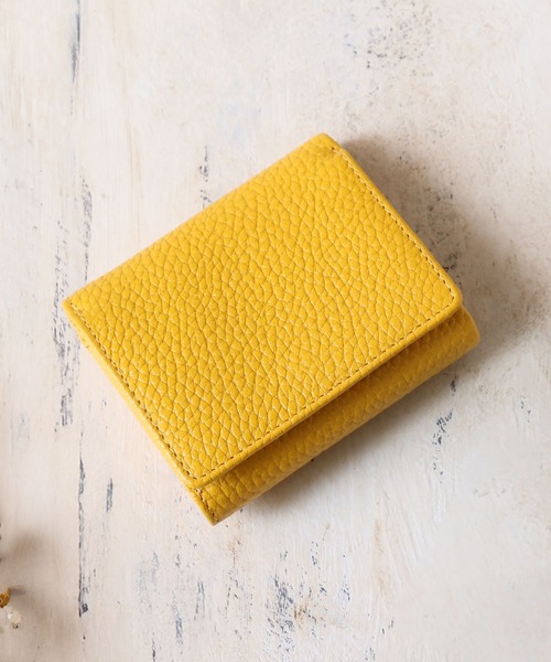 mieno（ミエノ）の「[mieno]牛革レザーミニウォレットコンパクト財布（財布・レディース・ブラック/ダークブラウン/パープル/レッド/ブルー/グリーン/ウッド/マスタード/キャメル/グレー系その他/ピンク系その他/イエロー系その他/ブルー系その他・FREE）」の11枚目の写真