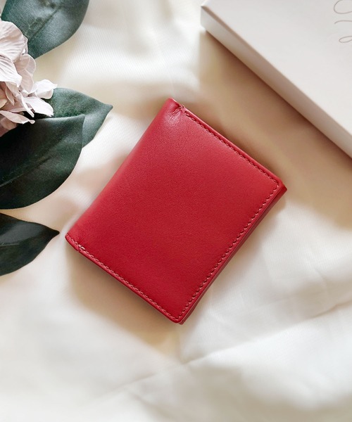 mieno（ミエノ）の「[mieno]牛革レザーミニウォレットコンパクト財布（財布・レディース・ブラック/ダークブラウン/パープル/レッド/ブルー/グリーン/ウッド/マスタード/キャメル/グレー系その他/ピンク系その他/イエロー系その他/ブルー系その他・FREE）」の13枚目の写真