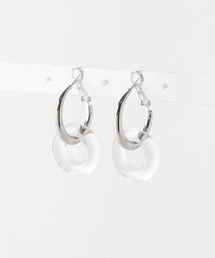 KBF | ガラスリングピアス(ピアス（両耳用）)