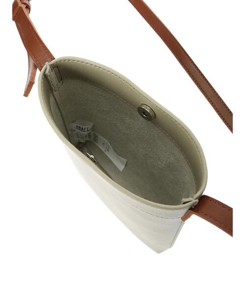 CRAFT STANDARD BOUTIQUE（クラフトスタンダードブティック）の「ミニショルダーバッグ　＊（ショルダーバッグ・レディース・カーキ/ネイビー/ホワイト・FREE）」の15枚目の写真