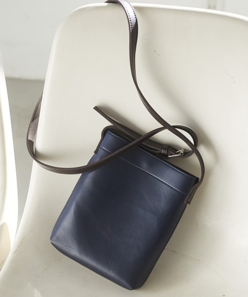 CRAFT STANDARD BOUTIQUE（クラフトスタンダードブティック）の「ミニショルダーバッグ　＊（ショルダーバッグ・レディース・カーキ/ネイビー/ホワイト・FREE）」の3枚目の写真