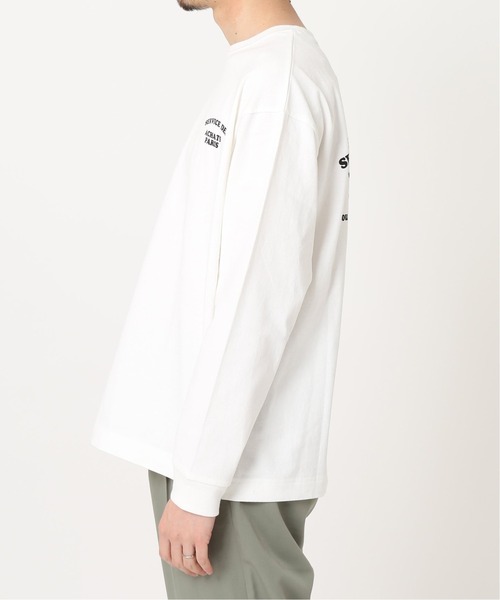 417 EDIFICE(フォーワンセブンエディフィス)の「◆【BIG SHIRTS / ビックシャツ】 ACHATS PARIS ロンTEE(Tシャツ/カットソー・メンズ・グレー/ネイビー/ホワイト・MEDIUM/SMALL/LARGE)」の6枚目の写真