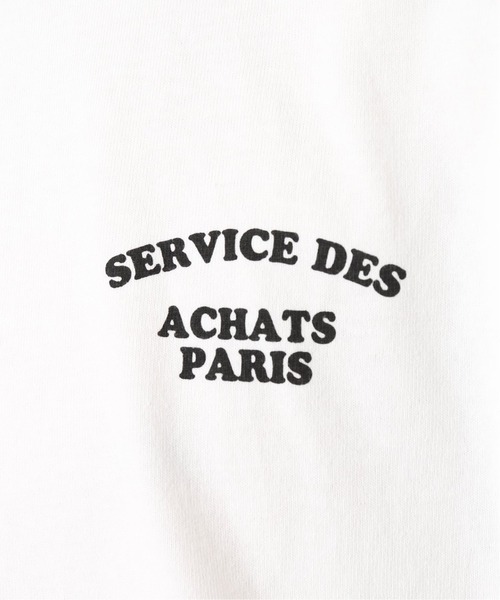 417 EDIFICE(フォーワンセブンエディフィス)の「◆【BIG SHIRTS / ビックシャツ】 ACHATS PARIS ロンTEE(Tシャツ/カットソー・メンズ・グレー/ネイビー/ホワイト・MEDIUM/SMALL/LARGE)」の13枚目の写真