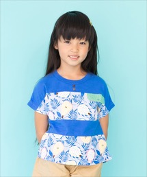 プリントヨークTシャツ フルーツ柄