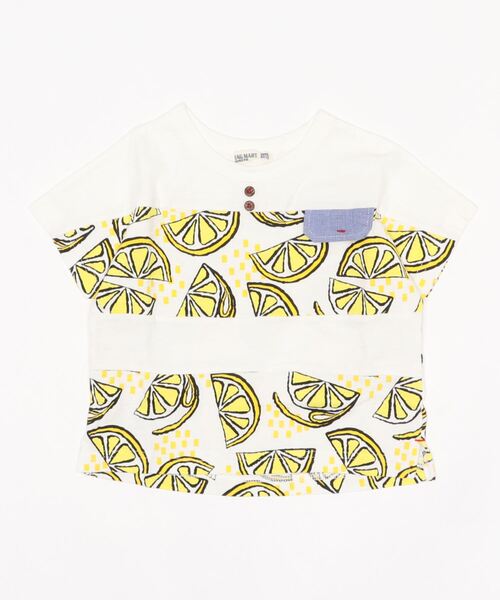 RAGMART(ラグマート)の「プリントヨークTシャツ フルーツ柄(Tシャツ/カットソー・キッズ・オフホワイト/サックスブルー・120cm/100cm/130cm/110cm)」の7枚目の写真