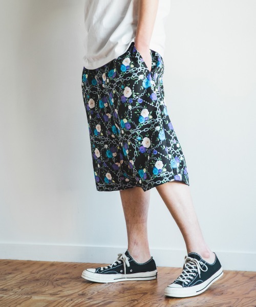 rehacer（レアセル）の「rehacer : Chain Rose Sarouel Pants Made in Japan / チェーンローズサルエルパンツメイドインジャパン（その他パンツ・メンズ・ブラック・LARGE/SMALL/MEDIUM）」の6枚目の写真