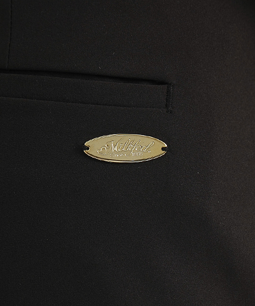 MILKFED.（ミルクフェド）の「【vikka4月号掲載】TUCK LONG PANTS　（タックパンツ/無地/ストレッチ）（その他パンツ・レディース・ブラック/ネイビー・X-SMALL/SMALL/MEDIUM）」の7枚目の写真