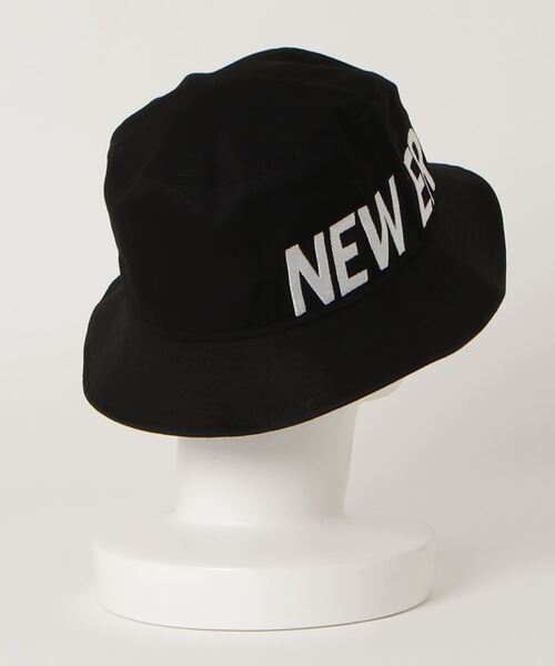 NEW ERA（ニューエラ）の「【NEW　ERA/ニューエラ】ブランドロゴ 刺繍  バケットハット/ ブラック（ハット・メンズ・ブラック・FREE）」の2枚目の写真