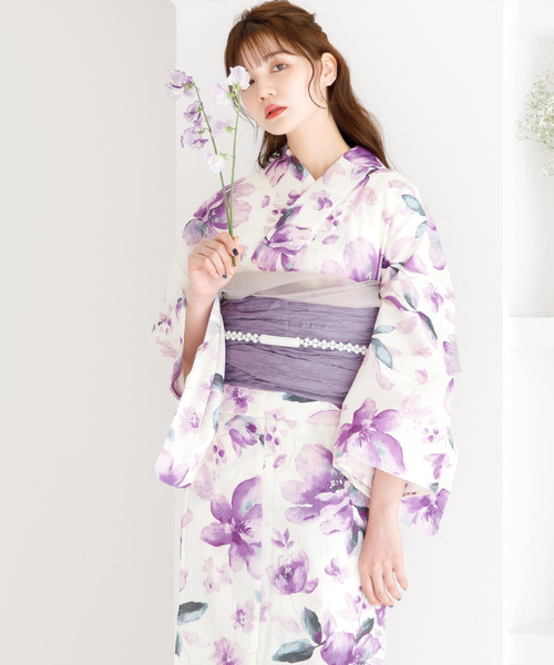 Dita（ディータ）の「1人で着られる浴衣5点セット 和歌山染工日本染め（ゆかた・しわへこ帯・下駄・着付け本・腰ひも）【K】（浴衣・レディース・その他1/その他2/その他3/その他4/その他5/その他6/その他7/その他8/その他10/その他9/その他12/その他11/その他13/その他14/その他15/その他16・FREE）」の13枚目の写真