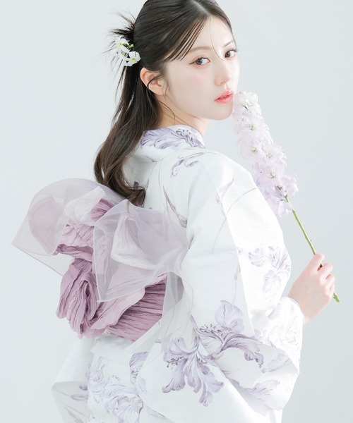 Dita（ディータ）の「1人で着られる浴衣5点セット 和歌山染工日本染め（ゆかた・しわへこ帯・下駄・着付け本・腰ひも）【K】（浴衣・レディース・その他1/その他2/その他3/その他4/その他5/その他6/その他7/その他8/その他10/その他9/その他12/その他11/その他13/その他14/その他15/その他16/その他17/その他18/その他19/その他20・FREE）」の18枚目の写真