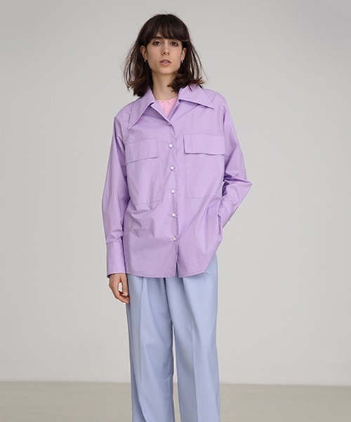 【UNSPOKEN】Light purple slacks FAZ19341chw