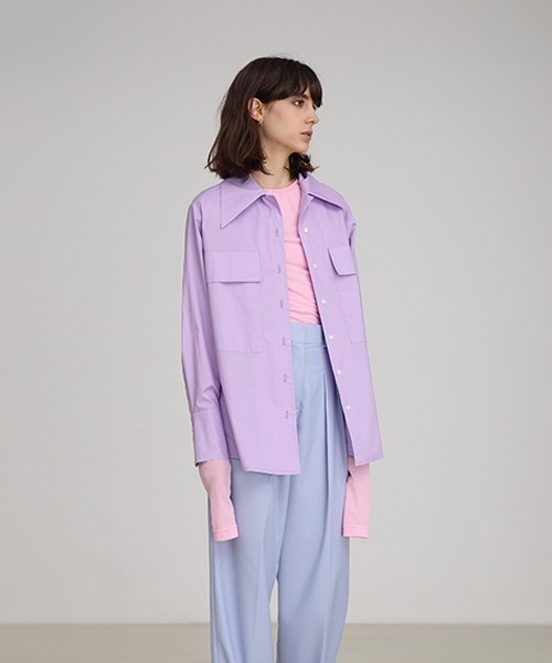 【UNSPOKEN】Light purple slacks FAZ19341chw