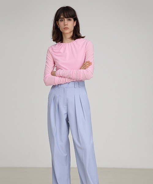 【UNSPOKEN】Light purple slacks FAZ19341chw