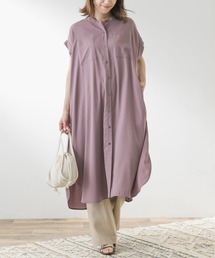 F by ROSSO | F by ROSSO モダールオーバーシャツワンピース(シャツワンピース)