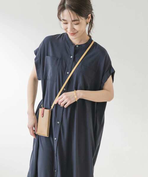 F by ROSSO（エフバイロッソ）の「F by ROSSO　モダールオーバーシャツワンピース（シャツワンピース・レディース・パープル/ネイビー・FREE）」の15枚目の写真