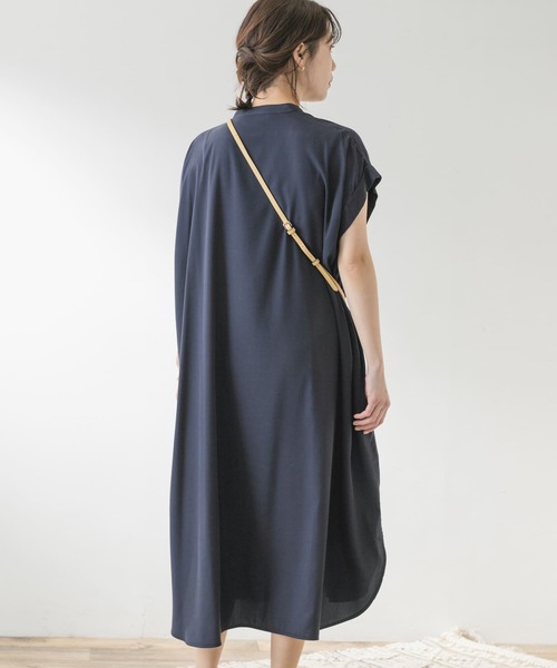 F by ROSSO（エフバイロッソ）の「F by ROSSO　モダールオーバーシャツワンピース（シャツワンピース・レディース・パープル/ネイビー・FREE）」の11枚目の写真