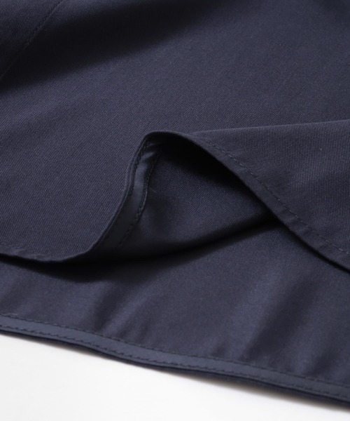 F by ROSSO（エフバイロッソ）の「F by ROSSO　モダールオーバーシャツワンピース（シャツワンピース・レディース・パープル/ネイビー・FREE）」の8枚目の写真