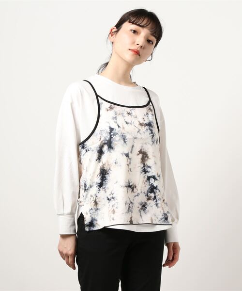 NICOLE white（ニコルホワイト）の「柄キャミソール＆長袖Tシャツセット（アンサンブル・レディース・その他1/その他2・FREE）」の10枚目の写真