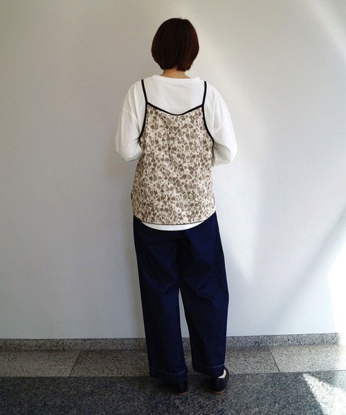 NICOLE white（ニコルホワイト）の「柄キャミソール＆長袖Tシャツセット（アンサンブル・レディース・その他1/その他2・FREE）」の20枚目の写真