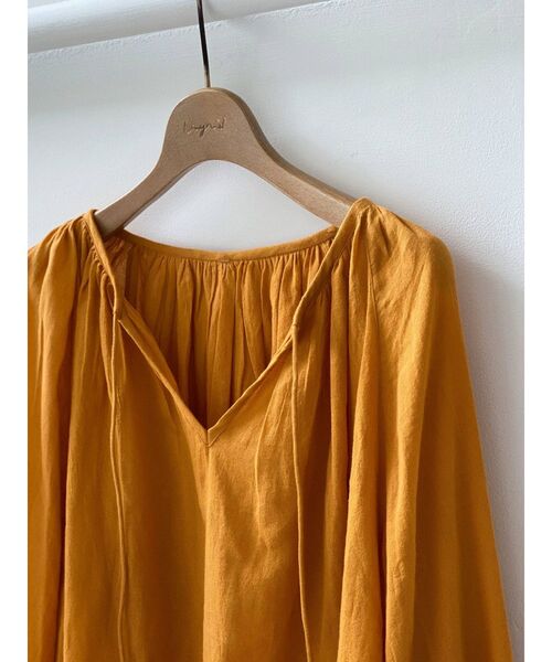 Ungrid（アングリッド）の「コットンボリュームショートブラウス（シャツ/ブラウス・レディース・パープル/オフホワイト/オレンジ・FREE）」の20枚目の写真