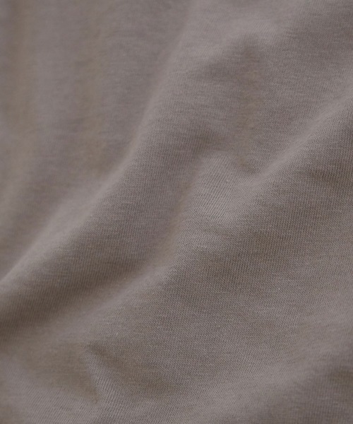 vis-`a-vis（ビサビ）の「【WEB限定】【USAコットン】フレンチスリーブクルーネックプルオーバー（Tシャツ/カットソー・レディース・スミクロ/ブラウン/ベージュ/ホワイト/ピンク/オリーブ・FREE）」の17枚目の写真