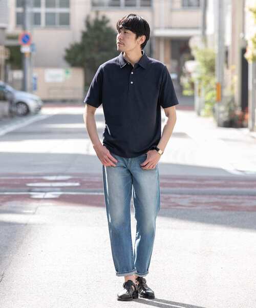 URBAN RESEARCH ROSSO MEN(アーバンリサーチロッソメン)の「汗染み防止ポロシャツ(ポロシャツ・メンズ・ホワイト/グレー/ブラック/ネイビー・X-LARGE/LARGE/SMALL/MEDIUM)」の9枚目の写真