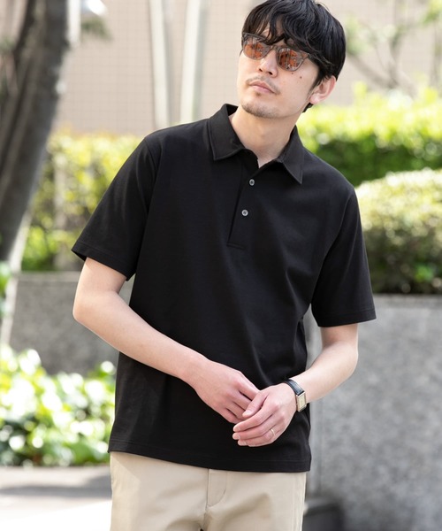 URBAN RESEARCH ROSSO MEN(アーバンリサーチロッソメン)の「汗染み防止ポロシャツ(ポロシャツ・メンズ・ホワイト/グレー/ブラック/ネイビー・X-LARGE/LARGE/SMALL/MEDIUM)」の19枚目の写真