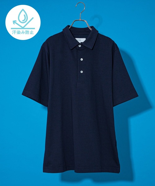 URBAN RESEARCH ROSSO MEN(アーバンリサーチロッソメン)の「汗染み防止ポロシャツ(ポロシャツ・メンズ・ホワイト/グレー/ブラック/ネイビー・X-LARGE/LARGE/SMALL/MEDIUM)」の4枚目の写真