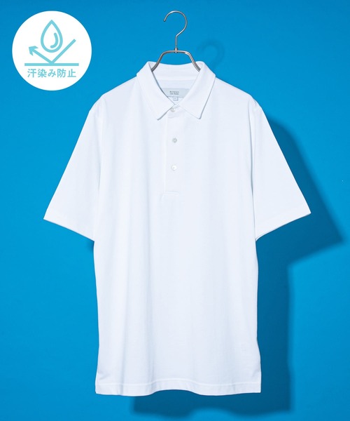 URBAN RESEARCH ROSSO MEN(アーバンリサーチロッソメン)の「汗染み防止ポロシャツ(ポロシャツ・メンズ・ホワイト/グレー/ブラック/ネイビー・X-LARGE/LARGE/SMALL/MEDIUM)」の2枚目の写真