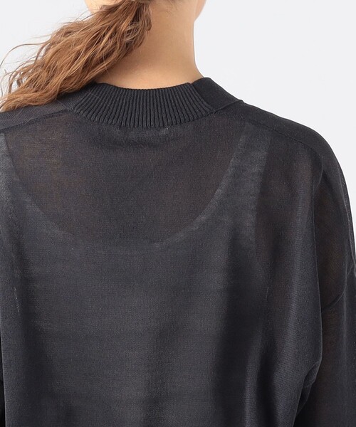 TOMORROWLAND （トゥモローランド）の「ドライレーヨン ジップアップカーディガン（カーディガン/ボレロ・レディース・オレンジ/チャコールグレー/ブルー/ホワイト/ベージュ/イエロー・S）」の20枚目の写真