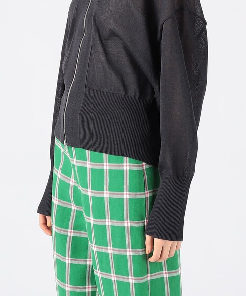 TOMORROWLAND （トゥモローランド）の「ドライレーヨン ジップアップカーディガン（カーディガン/ボレロ・レディース・オレンジ/チャコールグレー/ブルー/ホワイト/ベージュ/イエロー・S）」の22枚目の写真