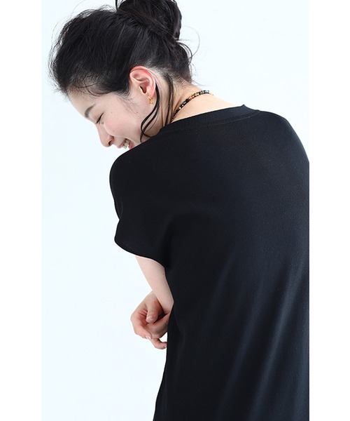 cawaii(カワイイ)の「(黒)涼やかなシアー裾のニットミディアムワンピース(ワンピース・レディース・ブラック・FREE)」の14枚目の写真