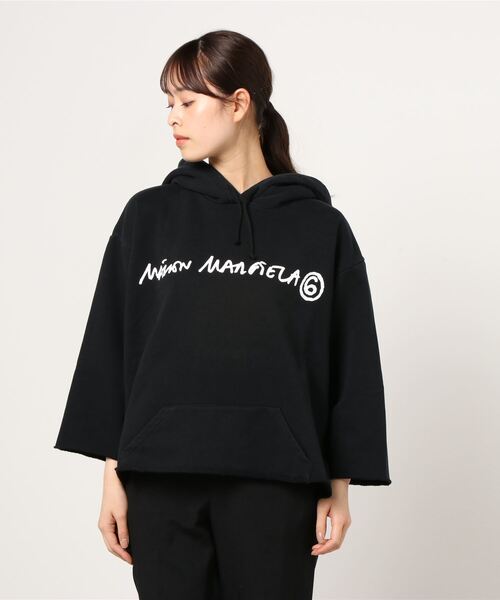 MM6 Maison Margiela(エムエムシックス メゾン マルジェラ)の「MM6 Maison Margiela “UNBRUSHED”ベーシックスウェット(スウェット・レディース・ブラック・SMALL)」の8枚目の写真