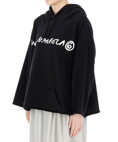 MM6 Maison Margiela(エムエムシックス メゾン マルジェラ)の「MM6 Maison Margiela “UNBRUSHED”ベーシックスウェット(スウェット・レディース・ブラック・SMALL)」の9枚目の写真
