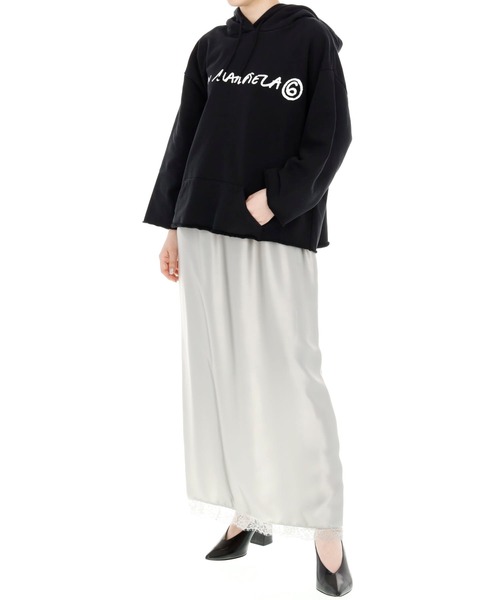 MM6 Maison Margiela(エムエムシックス メゾン マルジェラ)の「MM6 Maison Margiela “UNBRUSHED”ベーシックスウェット(スウェット・レディース・ブラック・SMALL)」の7枚目の写真