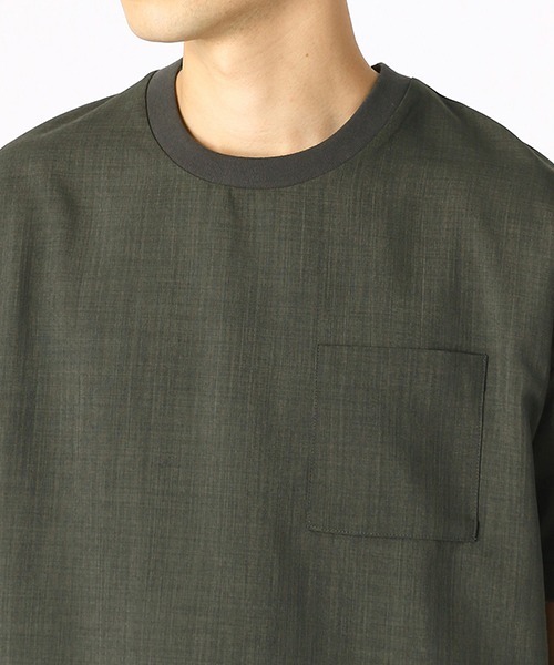 COMME CA ISM（コムサイズム）の「【セットアップ対応】ビッグ Ｔシャツ（Tシャツ/カットソー・メンズ・ブラック/ベージュ/ネイビー/カーキ・MEDIUM/LARGE/X-LARGE）」の15枚目の写真