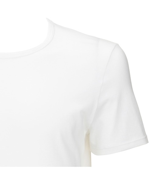 Sloggi(スロギー)の「スロギー メン ゴー Oネック スリム フィット(メンズ)sloggi men GO O-Neck Slim Fit JX(Tシャツ/カットソー・メンズ・ホワイト/ブラック・M/L/S)」の4枚目の写真