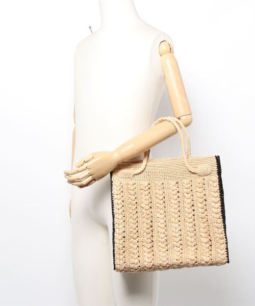 MAISON N.H PARIS/メゾン・エヌ・アッシュ・パリ】バイカラースクエア