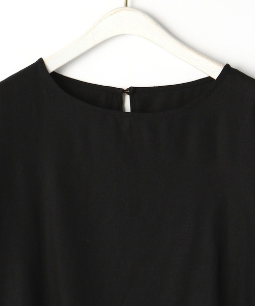 NICOLE white（ニコルホワイト）の「フレーアスリーブブラウス（シャツ/ブラウス・レディース・ブラック/ブルー/オフホワイト・FREE）」の11枚目の写真