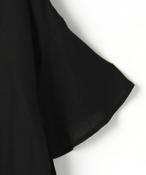 NICOLE white（ニコルホワイト）の「フレーアスリーブブラウス（シャツ/ブラウス・レディース・ブラック/ブルー/オフホワイト・FREE）」の14枚目の写真