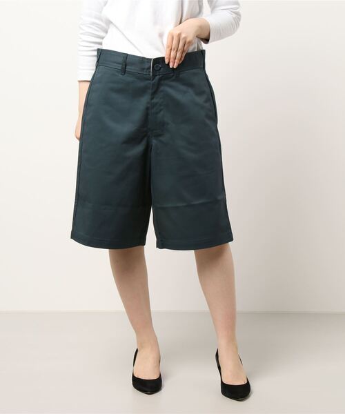 B.I.D.(ビーアイディー)の「《UNIVERSAL OVERALL》 UNIFORM SHORTS(チノパンツ・レディース・ブラック/ベージュ/グリーン/アイボリー・MEDIUM/LARGE/SMALL)」の5枚目の写真
