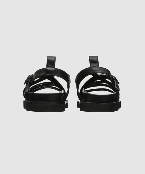 Simone Rocha（シモーネロシャ）の「FLAT CRISS-CROSS SANDAL W/ EMBELLISHMENT（サンダル・レディース・ブラック・37/36/38）」の5枚目の写真