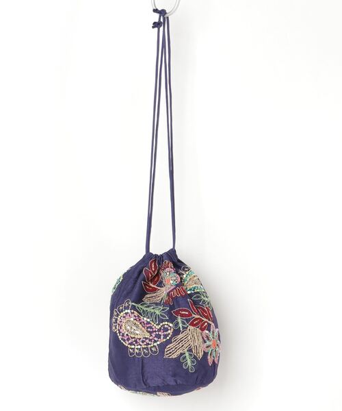 NE QUITTEZ PAS!（ヌキテパ）の「ne Quittez pas PAISLEY EMB POUCH（ショルダーバッグ・レディース・イエロー/ブルー・ONE SIZE）」の3枚目の写真