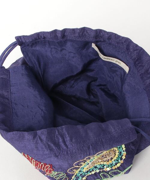 NE QUITTEZ PAS!（ヌキテパ）の「ne Quittez pas PAISLEY EMB POUCH（ショルダーバッグ・レディース・イエロー/ブルー・ONE SIZE）」の5枚目の写真