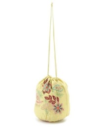 ne Quittez pas PAISLEY EMB POUCH