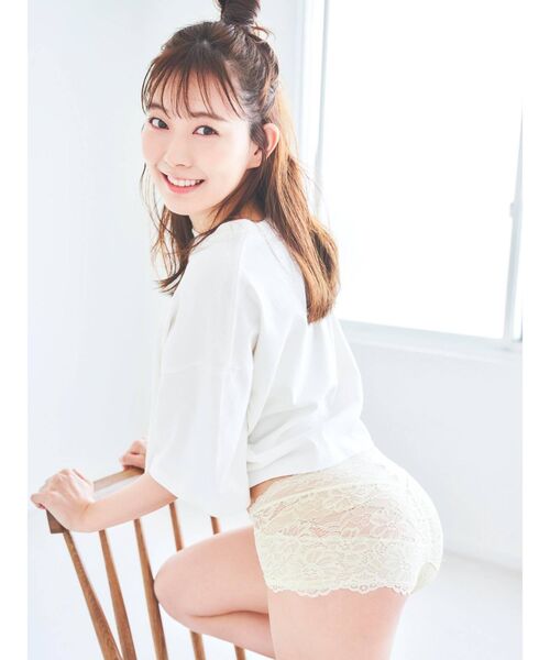 MERCURYDUO(マーキュリーデュオ)の「【Angellir×MERCURYDUO】着圧レースショーツ(ショーツ・レディース・ブラック/イエロー/ラベンダー・S/M)」の13枚目の写真
