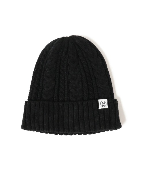 BEAMS HEART（ビームスハート）の「【ユニセックス】ケーブル編み ワッチキャップ（ニットキャップ/ビーニー・メンズ・ブラック/ネイビー/グレー/オレンジ系その他6・ONE SIZE）」の6枚目の写真