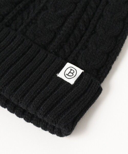 BEAMS HEART（ビームスハート）の「【ユニセックス】ケーブル編み ワッチキャップ（ニットキャップ/ビーニー・メンズ・ブラック/ネイビー/グレー/オレンジ系その他6・ONE SIZE）」の18枚目の写真