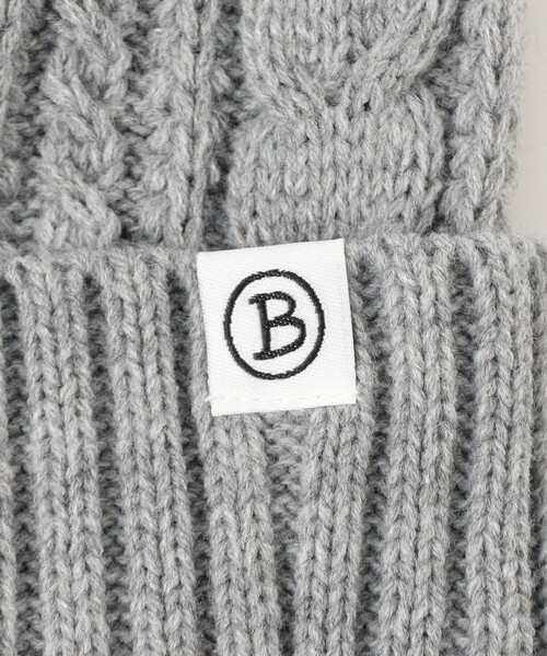 BEAMS HEART（ビームスハート）の「【ユニセックス】ケーブル編み ワッチキャップ（ニットキャップ/ビーニー・メンズ・ブラック/ネイビー/グレー/オレンジ系その他6・ONE SIZE）」の8枚目の写真